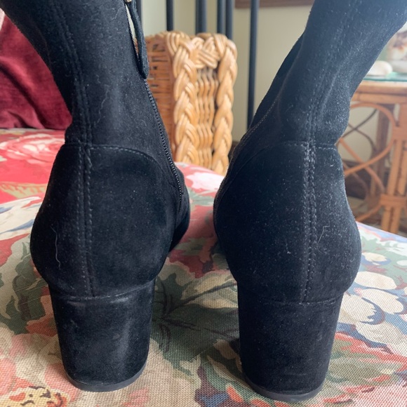 Talbots Pardo Boots Black Suede Size 8 - Picture 2 of 7